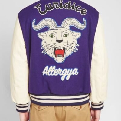 Gucci Band Varsity Jacket – Purple