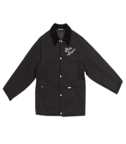 Palm Angels Butterfly Print Jacket -Black
