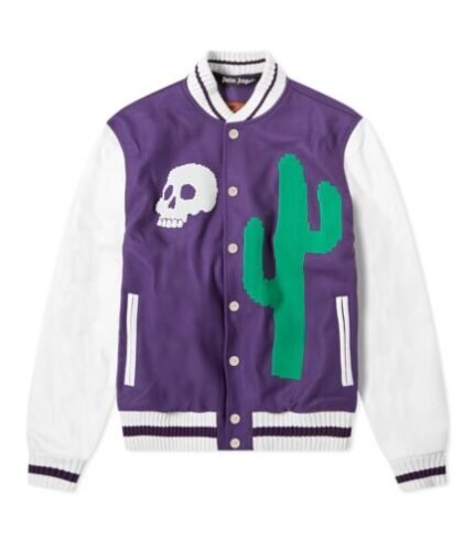 Palm Angels New Folk Varsity Jacket