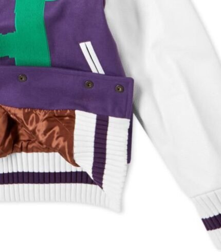 Palm Angels New Folk Varsity Jacket