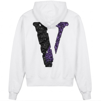 Juice Wrld x Vlone Moty Hoodie – White