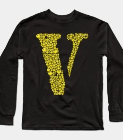 Vlone Smile Emoji Long Sleeve T-Shirt