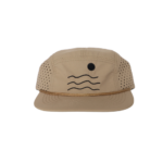 Nylon Five-Panel Hat in Tan