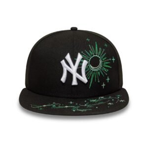 New York Yankees MLB Zodiac Black 59FIFTY Fitted Cap