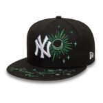 New York Yankees MLB Zodiac Black 59FIFTY Fitted Cap