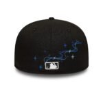 LA Dodgers MLB Zodiac Black 59FIFTY Fitted Cap