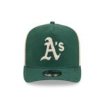 Athletics MLB Grained Dark Green 9FIFTY A-Frame Snapback Adjustable Cap