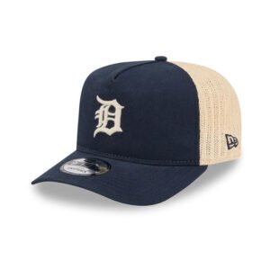 Detroit Tigers MLB Grained Navy 9FIFTY A-Frame Snapback Adjustable Cap