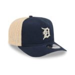Detroit Tigers MLB Grained Navy 9FIFTY A-Frame Snapback Adjustable Cap