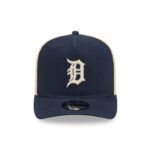 Detroit Tigers MLB Grained Navy 9FIFTY A-Frame Snapback Adjustable Cap
