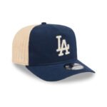 LA Dodgers MLB Grained Dark Blue 9FIFTY A-Frame Snapback Adjustable Cap