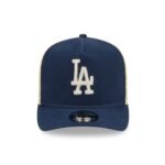 LA Dodgers MLB Grained Dark Blue 9FIFTY A-Frame Snapback Adjustable Cap