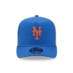 New York Mets MLB Grained Blue 9FIFTY A-Frame Snapback Adjustable Cap