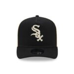Chicago White Sox MLB Grained Black 9FIFTY A-Frame Snapback Adjustable Cap