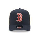 Red Sox MLB Grained Navy 9FIFTY A-Frame Snapback Adjustable Cap