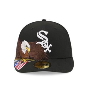 Chicago White Sox MLB Eagle Black 59FIFTY Fitted Cap