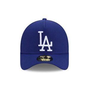 LA Dodgers MLB Team Side Black 59FORTY A-Frame Fitted Cap
