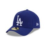 LA Dodgers MLB Team Side Black 59FORTY A-Frame Fitted Cap
