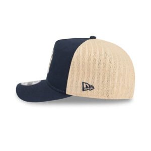 New York Yankees MLB Grained Navy 9FIFTY A-Frame Snapback Adjustable Cap