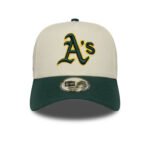 Athletics MLB Side Hit Cream 9FORTY E-Frame Adjustable Cap