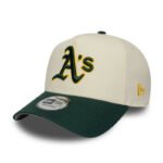 Athletics MLB Side Hit Cream 9FORTY E-Frame Adjustable Cap