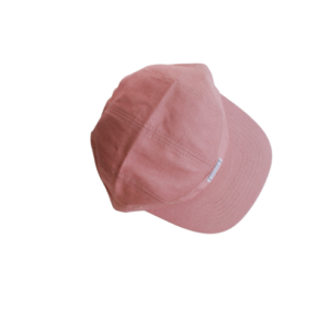 Cotton Five-Panel Hat in Blush