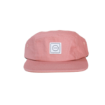 Cotton Five-Panel Hat in Blush