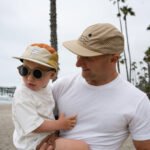 Nylon Five-Panel Hat in Tan