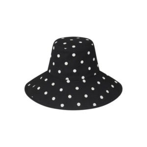 Holiday Bucket - Polka Dot Black